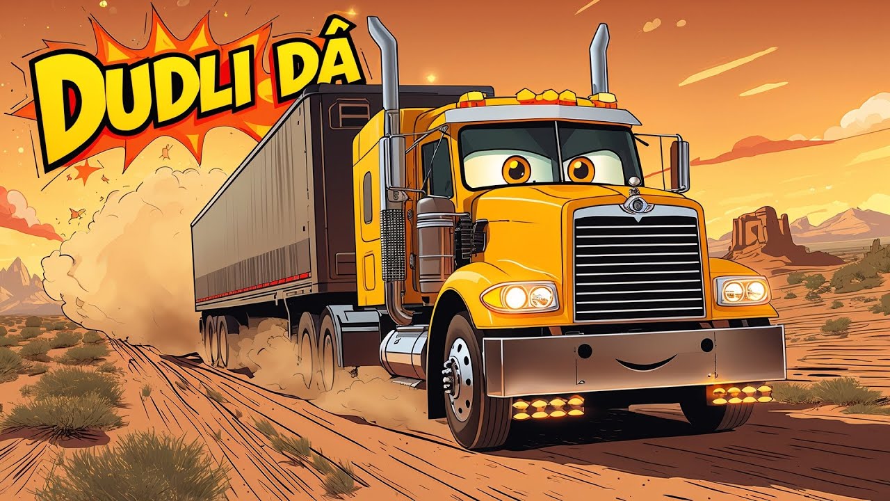 Kami&oacute;n brm hrrrm brzda cvak 🚛💨 | Dětsk&aacute; p&iacute;snička o kamionu