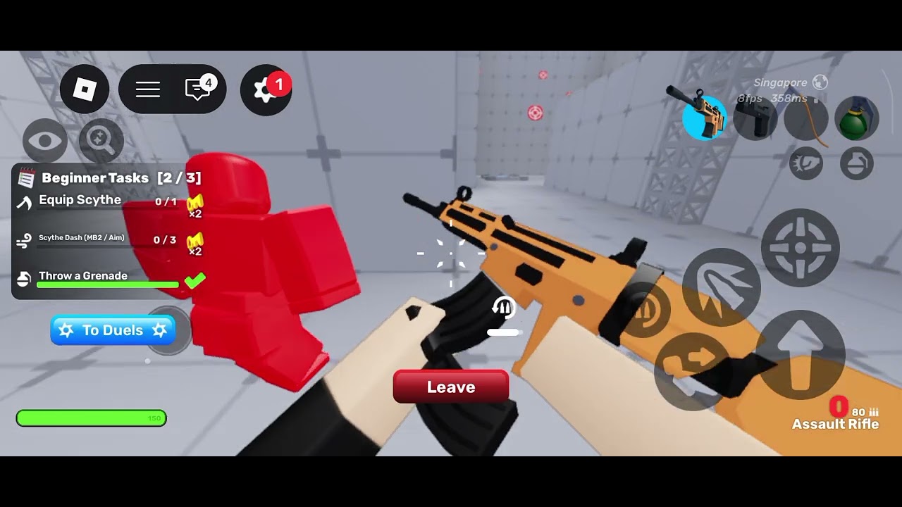 Playing rivals for the first time