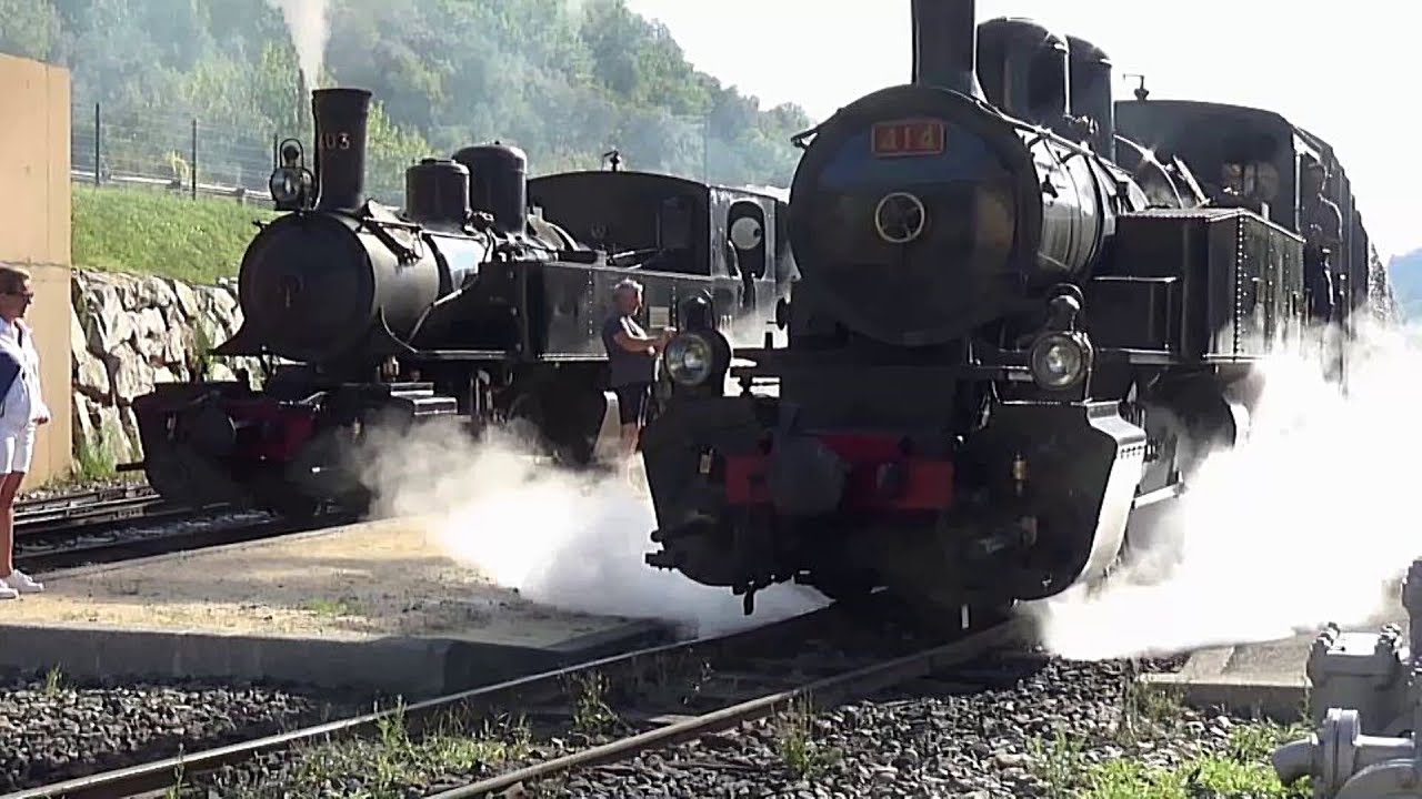 TRAIN de L’ARDÈCHE - une journée d'été Train du Marché 1er partie
