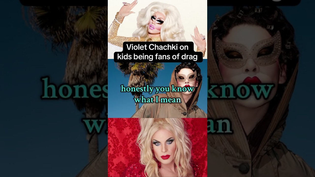 Violet Chachki talks to Trixie Mattel and Katya about kids being fans of drag