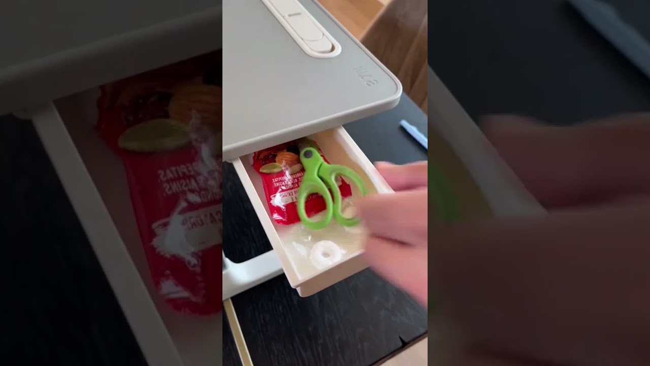 SAIJI Laptop Bed Tray Desk with LED Desk Light