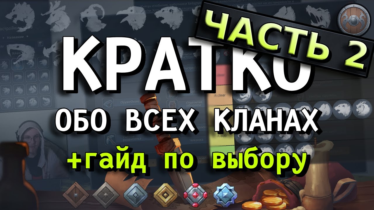 Обзор ВСЕХ кланов, гайд для новичков и тир лист | 2024-2025 ЧАСТЬ 2 | Northgard