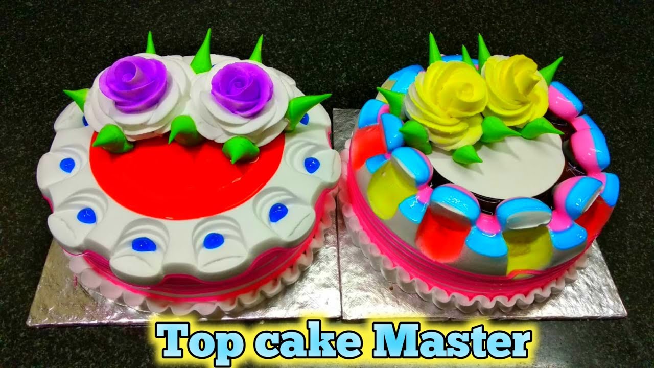 HOW TOW MAKE BIRTH DAY CAKE  PAINEPPLE CAKE TOP CAKE MASTER