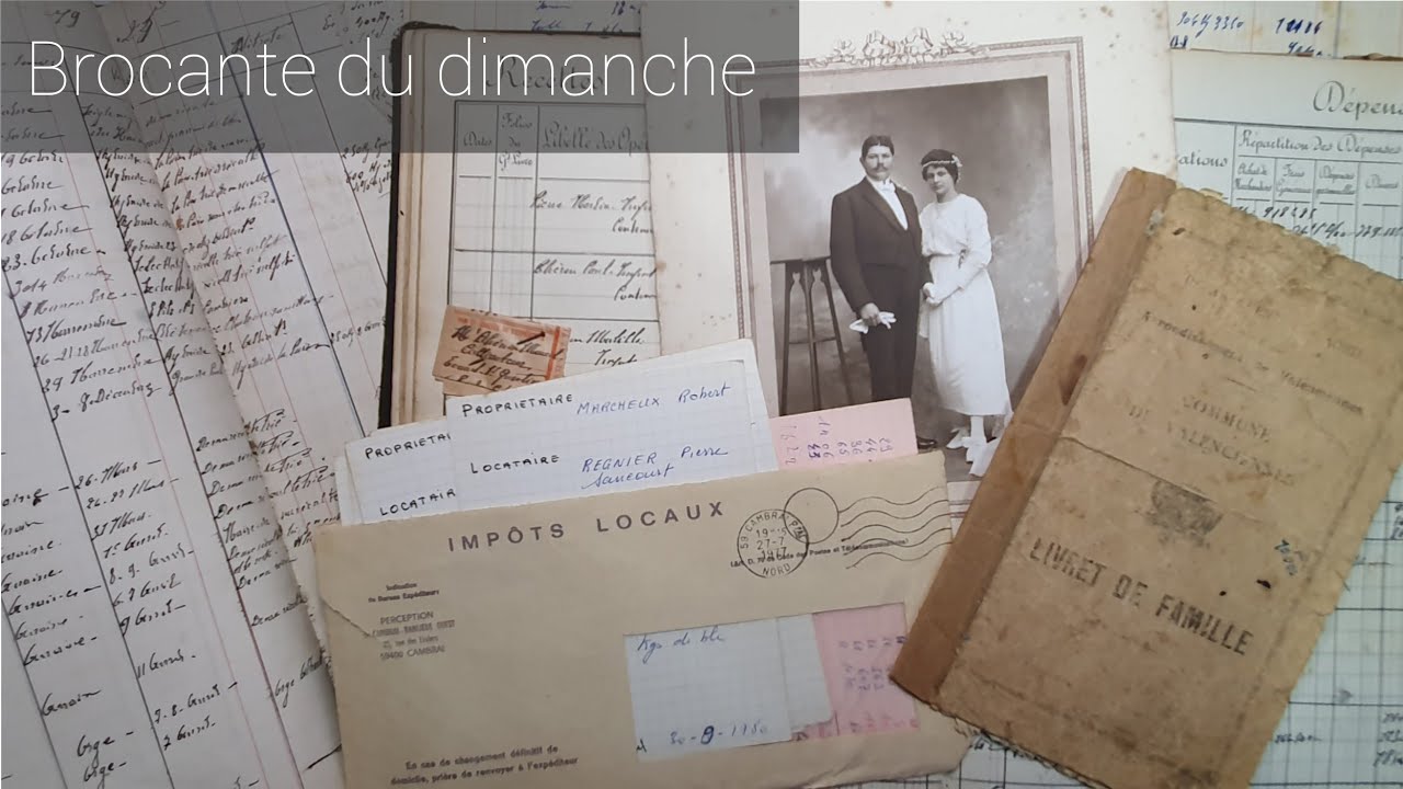 Brocante du dimanche: nouveaux documents pour la bibliothéque d archive