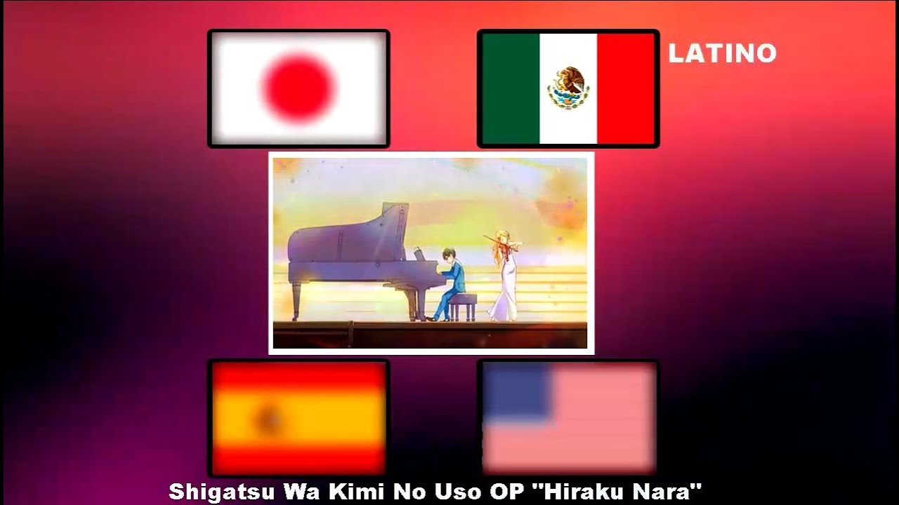 OPENING JAPONES VS LATINO VS ESPAÑOL VS INGLES PARTE 2