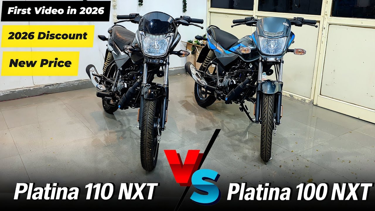 2026 Platina 110 NXT vs Platina 100 NXT | Detailed Comparison & New Onroad Price