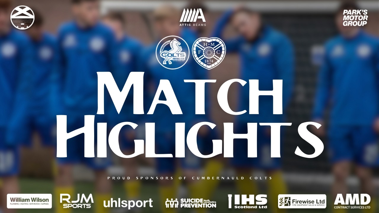 Cumbernauld Colts 3:0 Hearts 'B' | Match Highlights