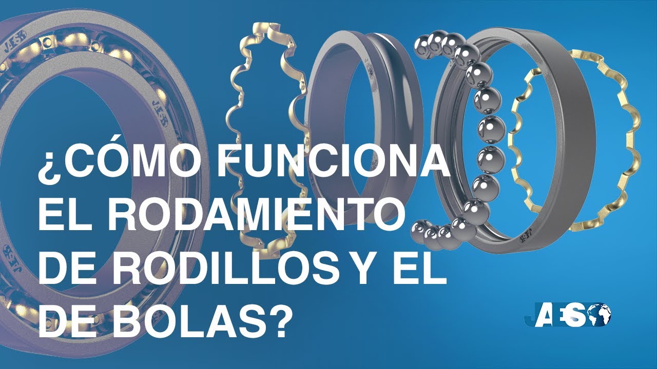 ¿Cómo funciona el rodamiento de rodillos y el de bolas? Tipos y estimación de su durabilidad.