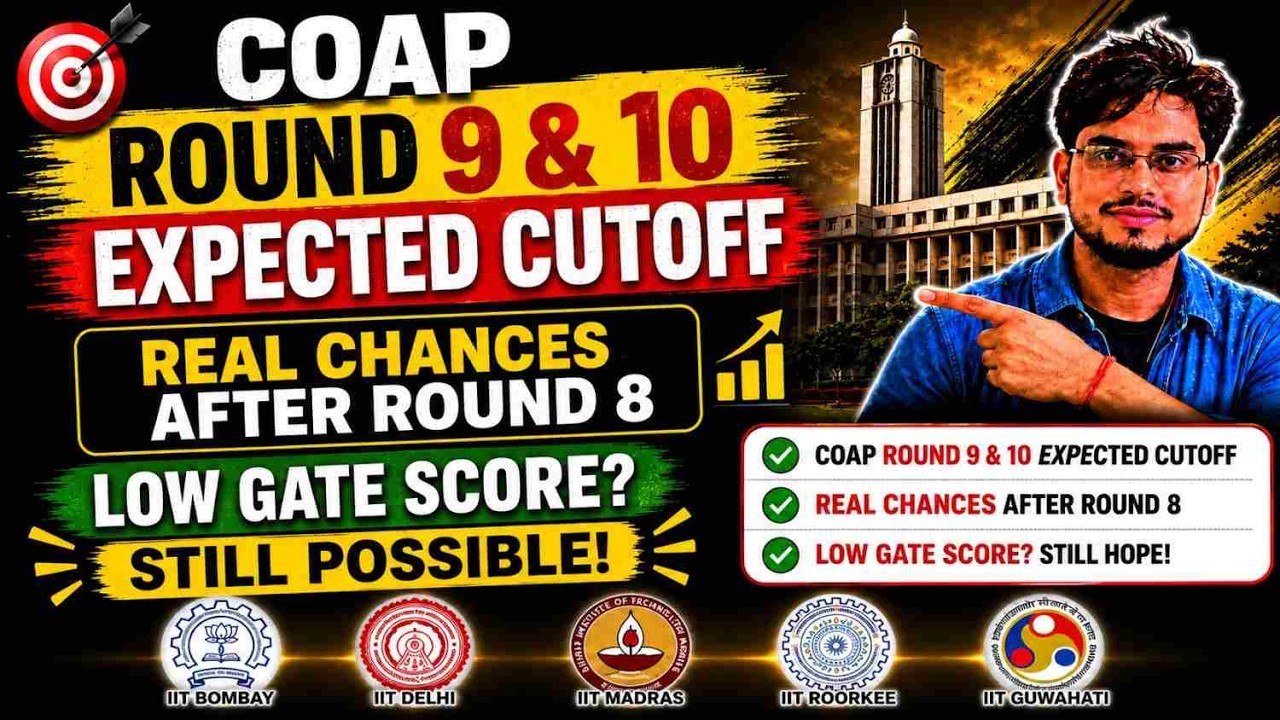🔥 COAP 2026 Round 9  Expected Cutoff | CCMT Round 3 Out | Freeze, Float or Slide? 😱