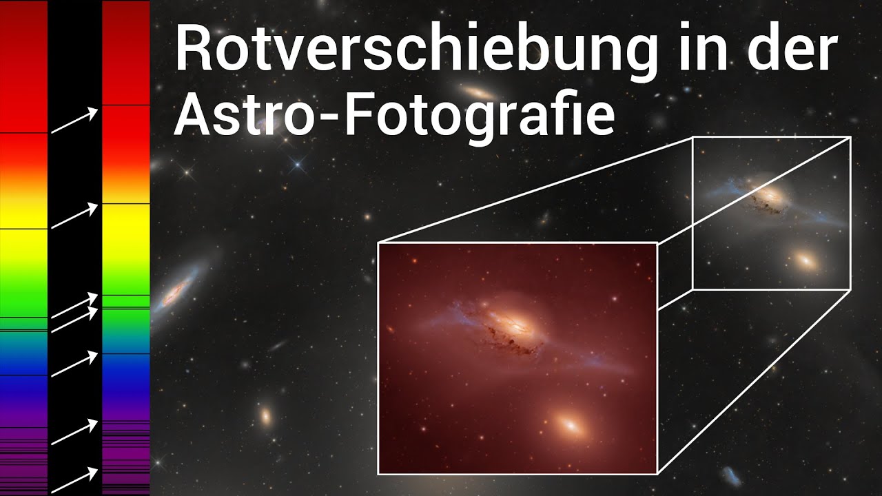 Rotverschiebung - Redshift in der Astrofotografie