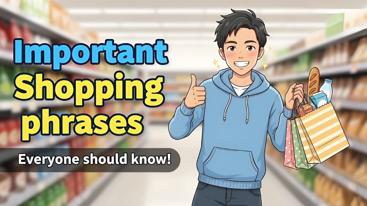 Shopping English Conversation 🛒 Speak English at the Supermarket