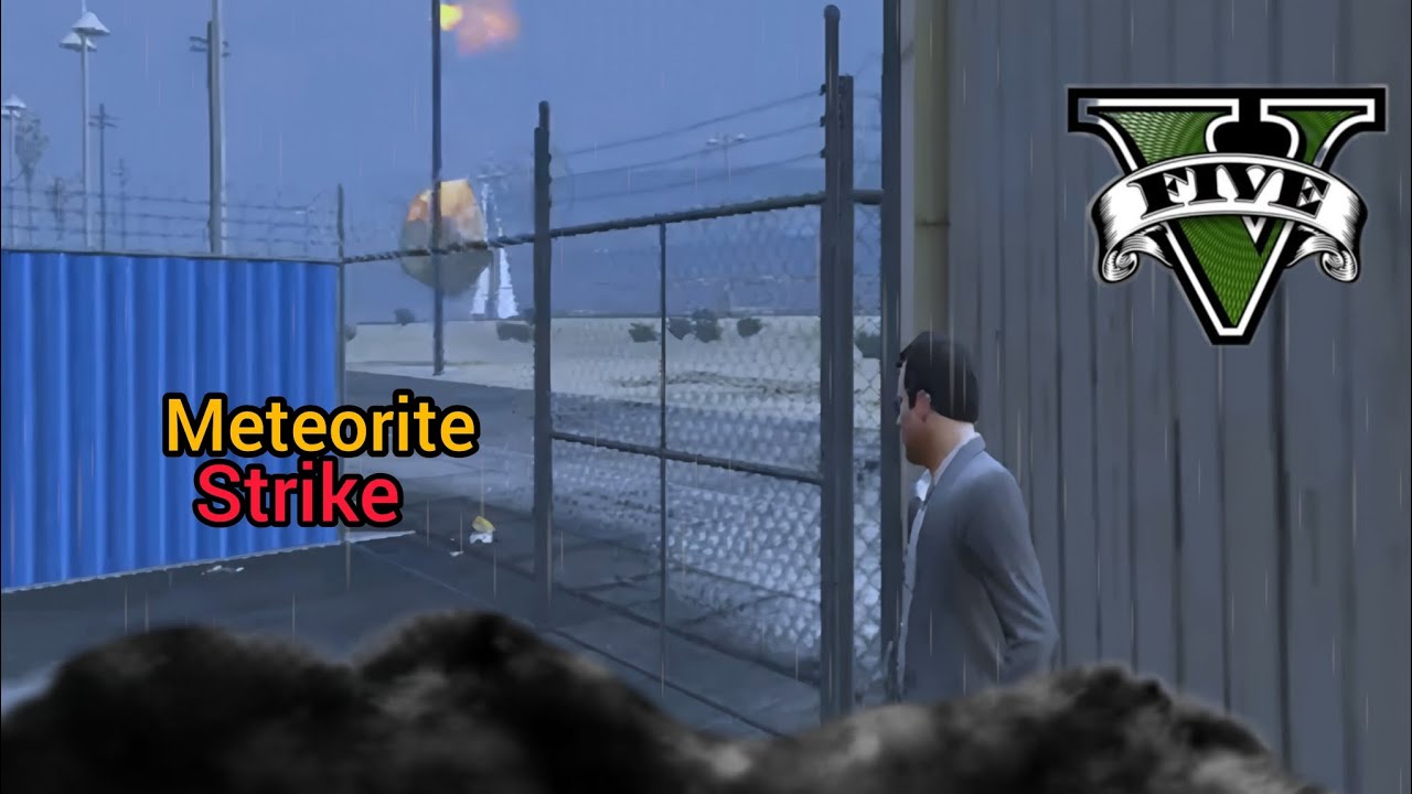 GTA 5 : DEADLY METEORITE STRIKE ON LOS SANTOS!!! 😱🔥(CAN MICHEAL SURVIVE?) 