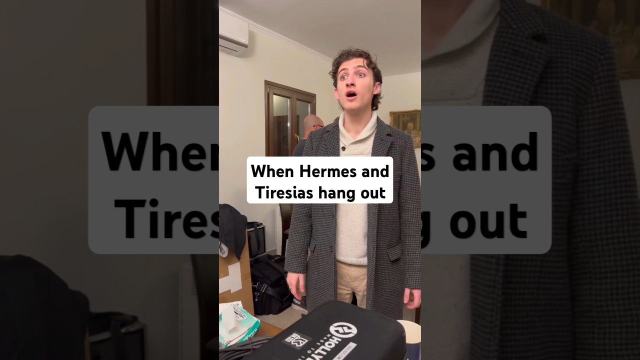 Hermes is a SAVAGE 👀 #shorts #epicthemusical #troy #comedy  @masonolshavsky