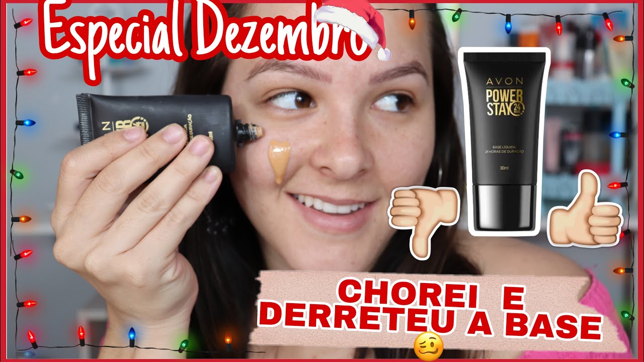 BASE AVON POWER STAY SERA QUE DURA MESMO 24 HORAS? Andressatododia 12