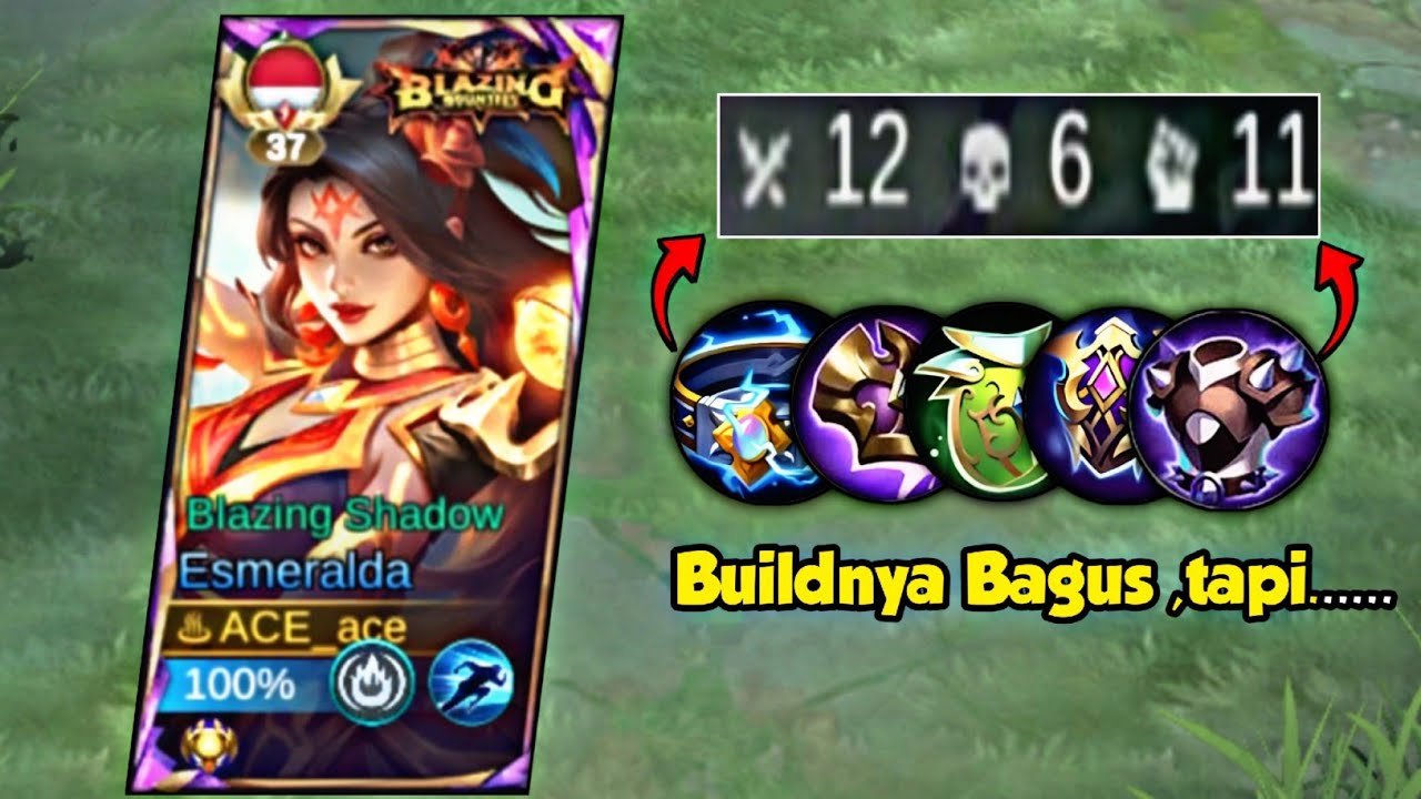 Build Semi Tank Esmeralda Ini Bisa Sesakit ini ‼️ Best Build Esmeralda Tersakit 2025