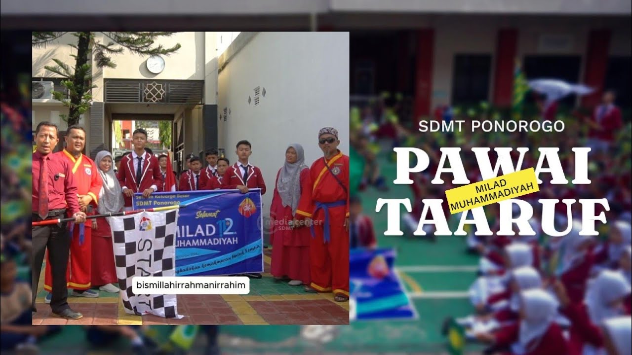Pawai Ta'aruf  Milad Muhammadiyah ke112 || SDMT Ponorogo