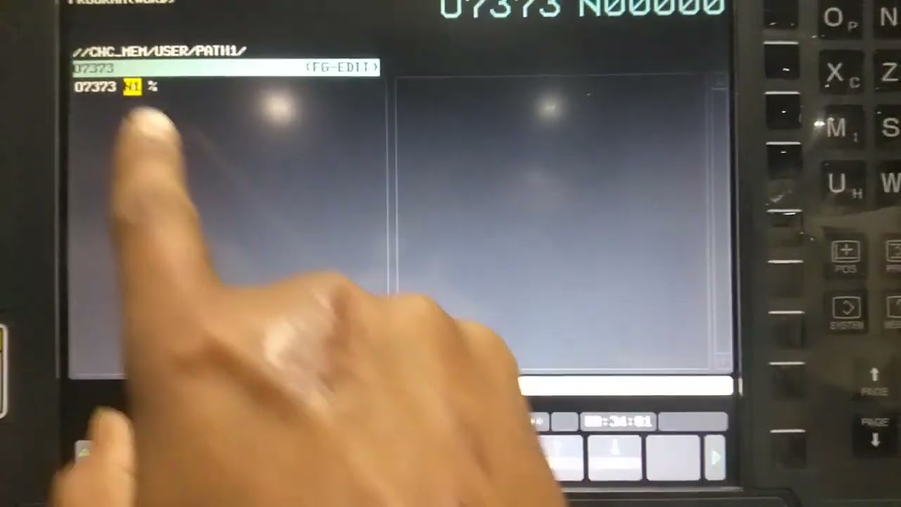 #How to make program cnc fanuc control.....#fanuc control may program kaise banai....