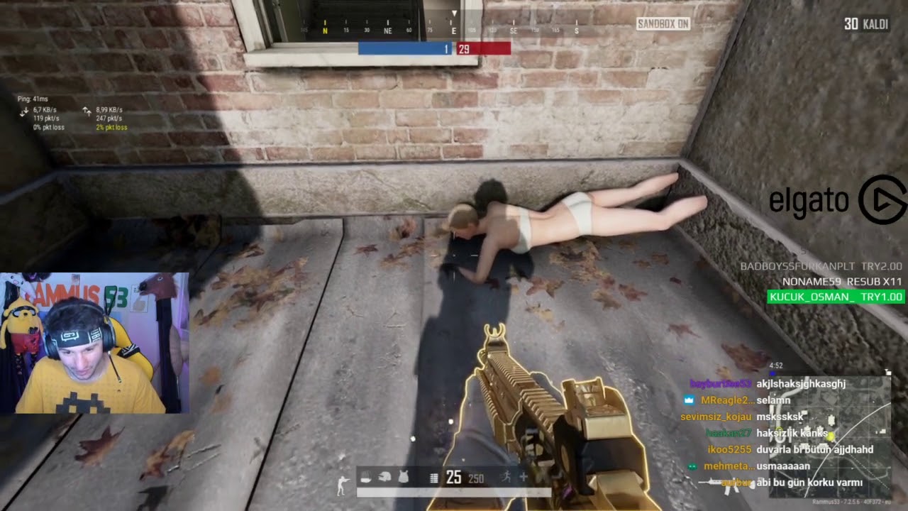 RAMMUS53 PUBG'DE SAKLAMBAÇ OYNAMACA