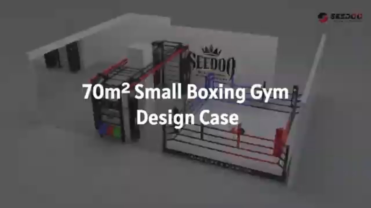 70m² Small Boxing Gym Design Case | Compact Boxing Studio Layout Solution