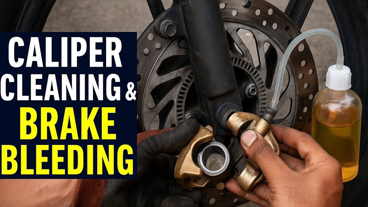Motorcycle Brake Caliper Cleaning & Repair Universal || ft. Apache 200