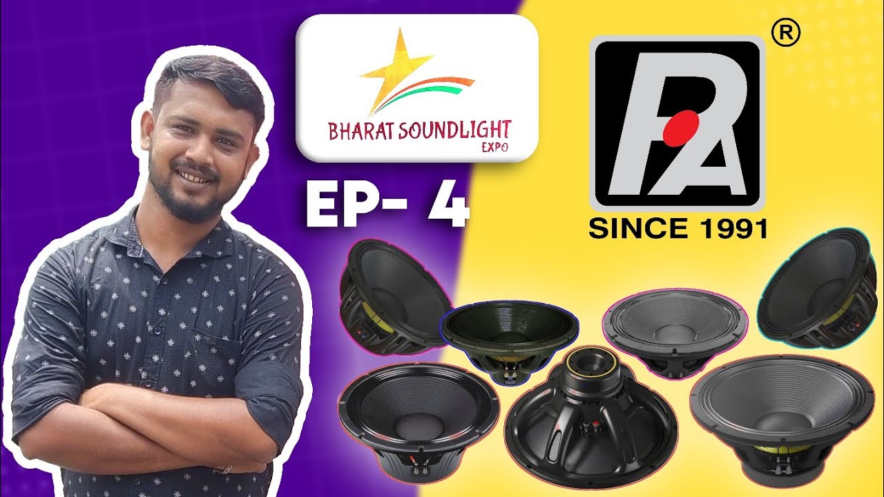 P Audio _ Sonotone  Orginal Speakers || bharat sound light expo || Sound&tech