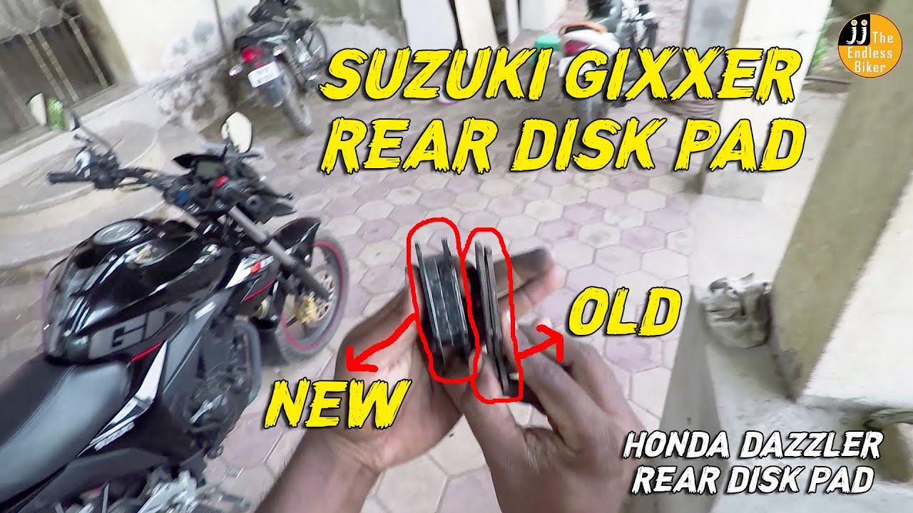 Suzuki Gixxer Rear Disk Pad Replacement