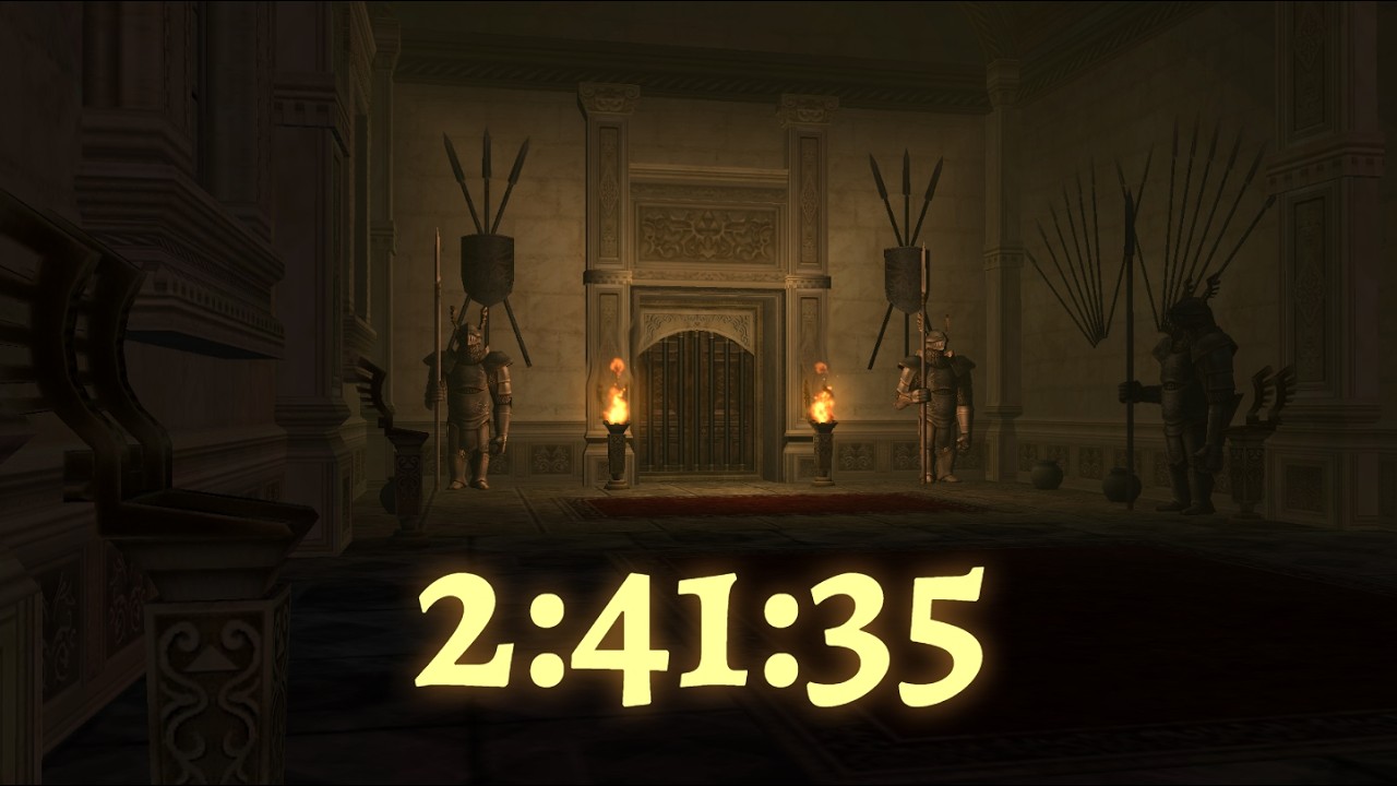 Twilight Princess Any% speedrun in 2:41:35 (former world record)