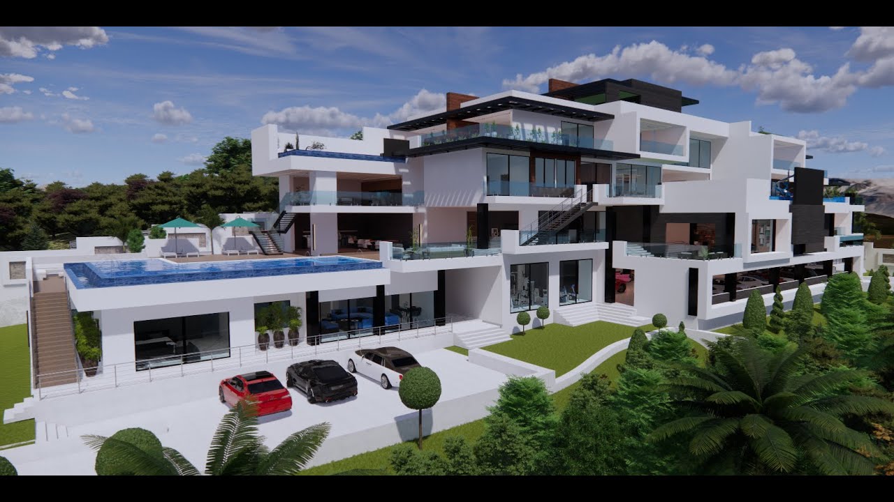 The Craziest Mega mansion design       ID4121