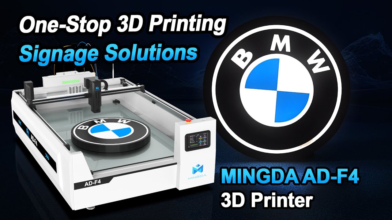 One-Stop 3D Printing Signage Solutions | MINGDA AD-F4 3D Printer