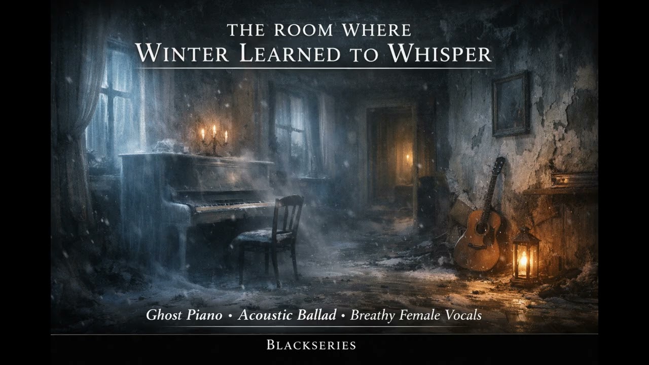 Ghost Piano in Winter Rooms – THE ROOM WHERE WINTER LEARNED TO WHISPER