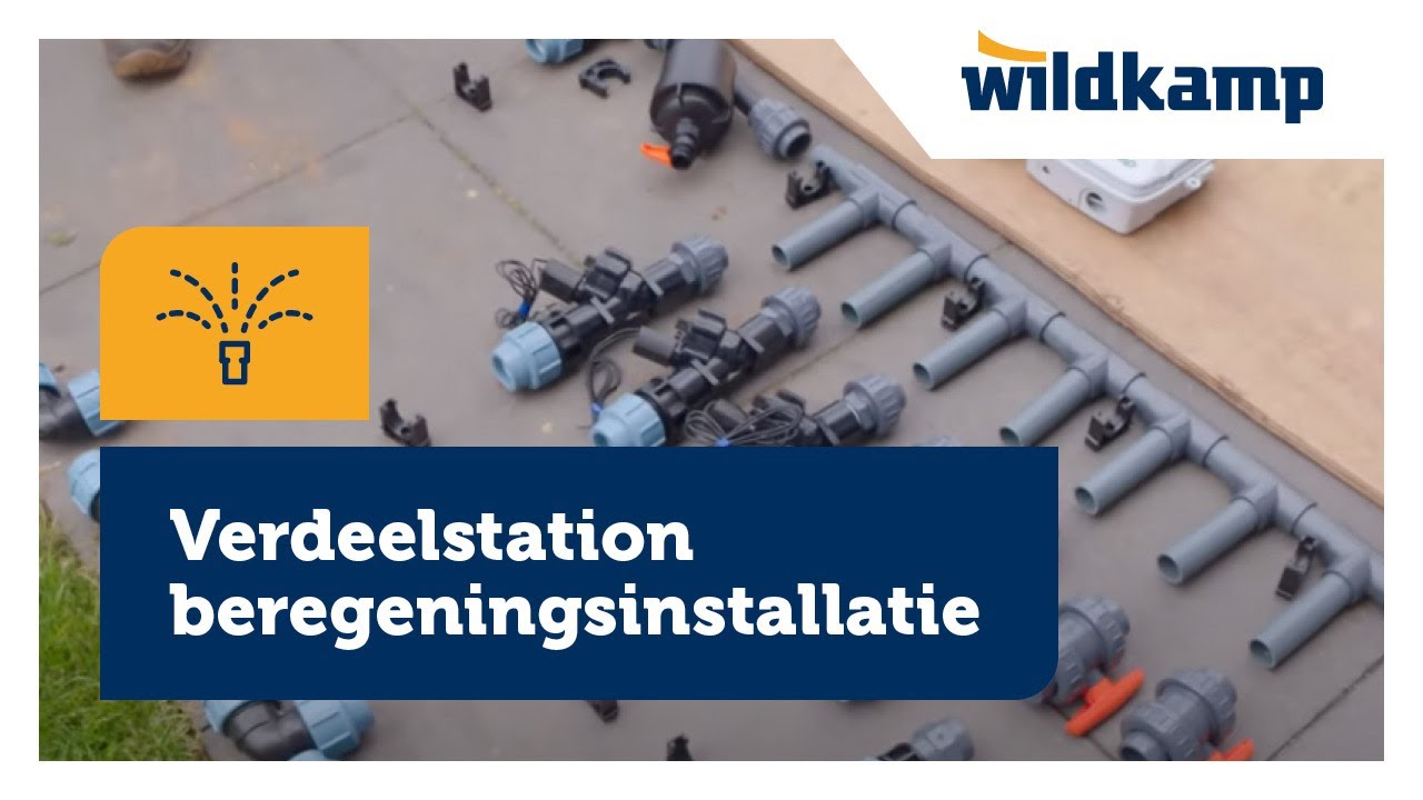 Verdeelstation beregeningsinstallatie
