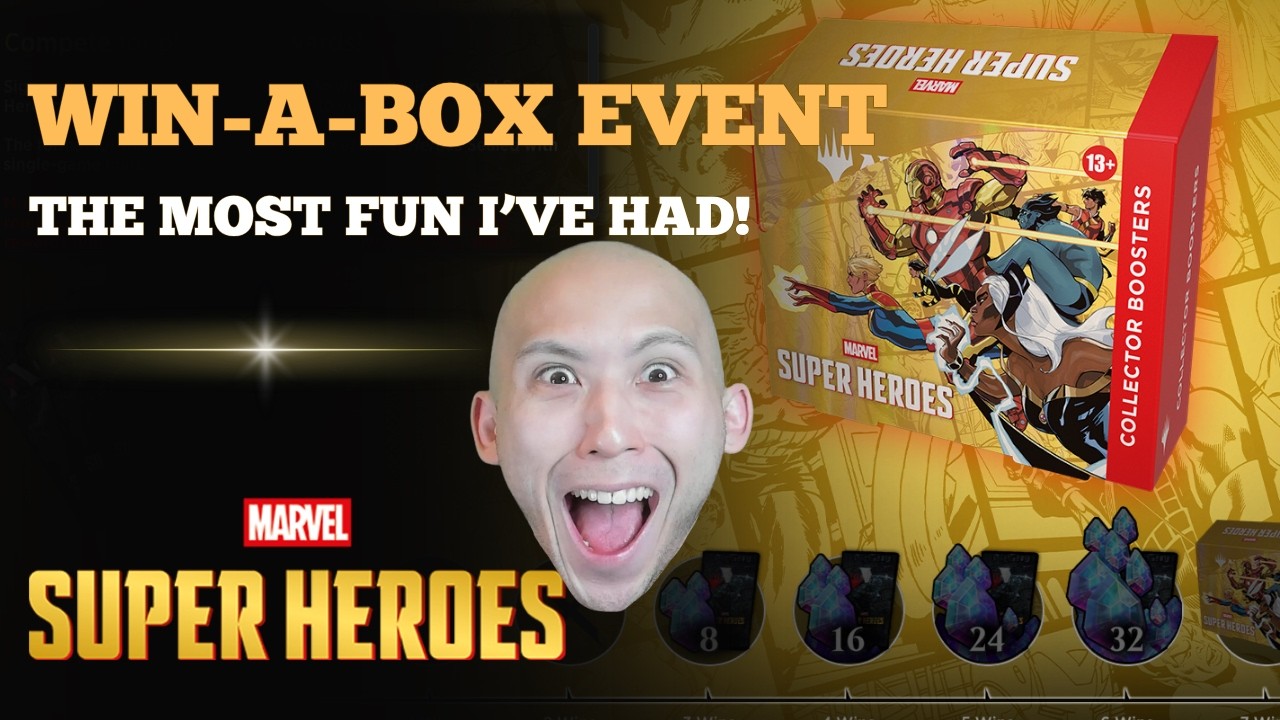 THE MOST FUN I'VE HAD IN MARVEL | Arena Win-A-Box Event | Marvel Super Heroes Sealed | MTG Arena