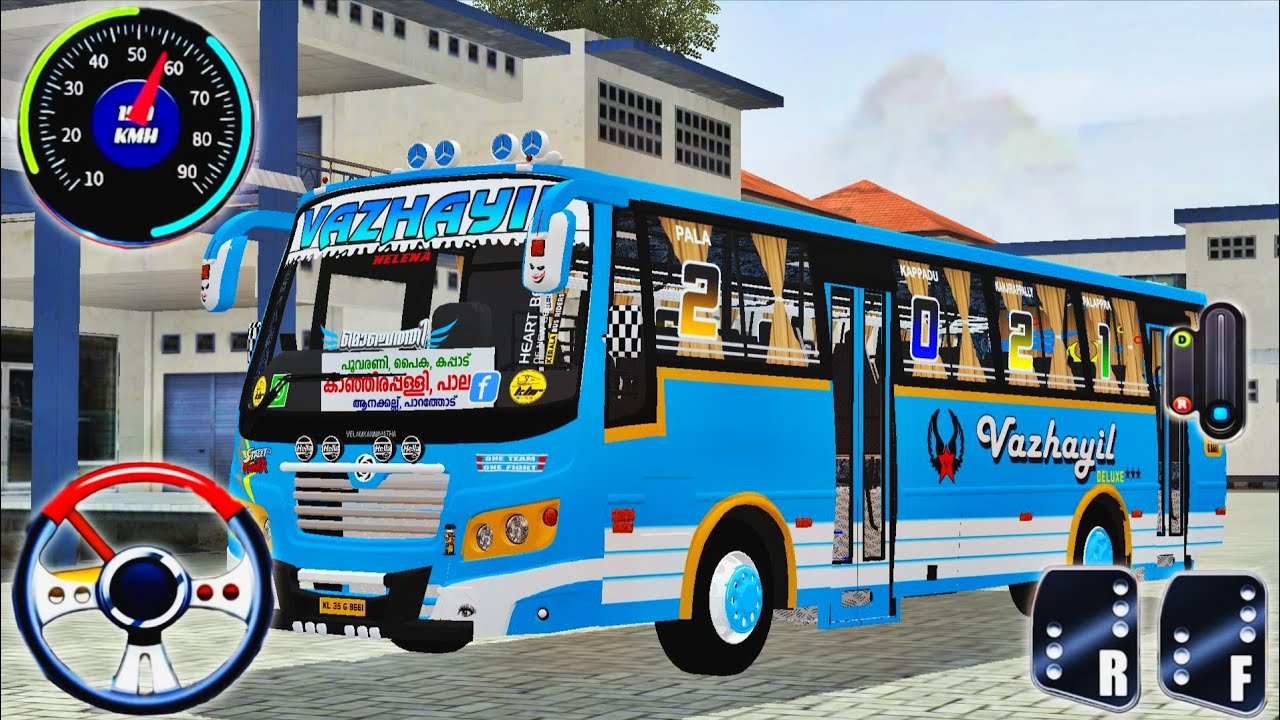 Bus simulator Indonesia 2026 - Kerala Private Bus | City Bus Driving 3D | Bus Game Android Gameplay