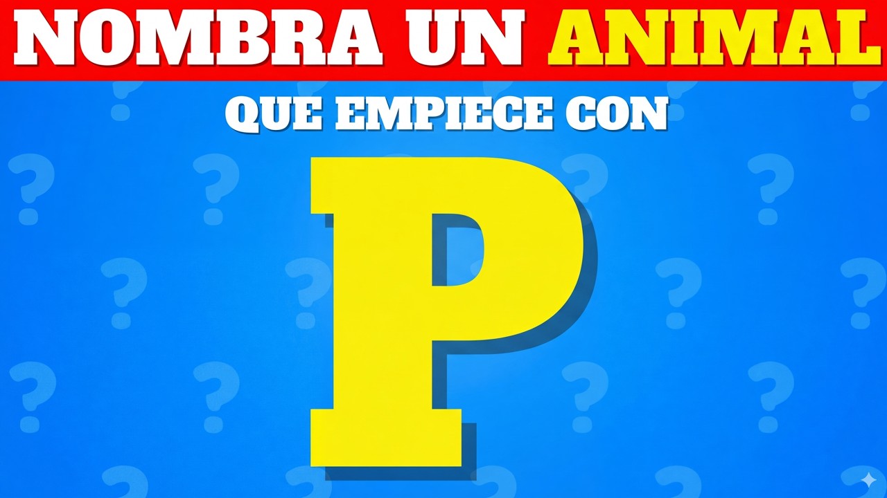 Reto de Letras 🧠 : ENCUENTRA una PALABRA que EMPIECE CON&hellip; 🤔