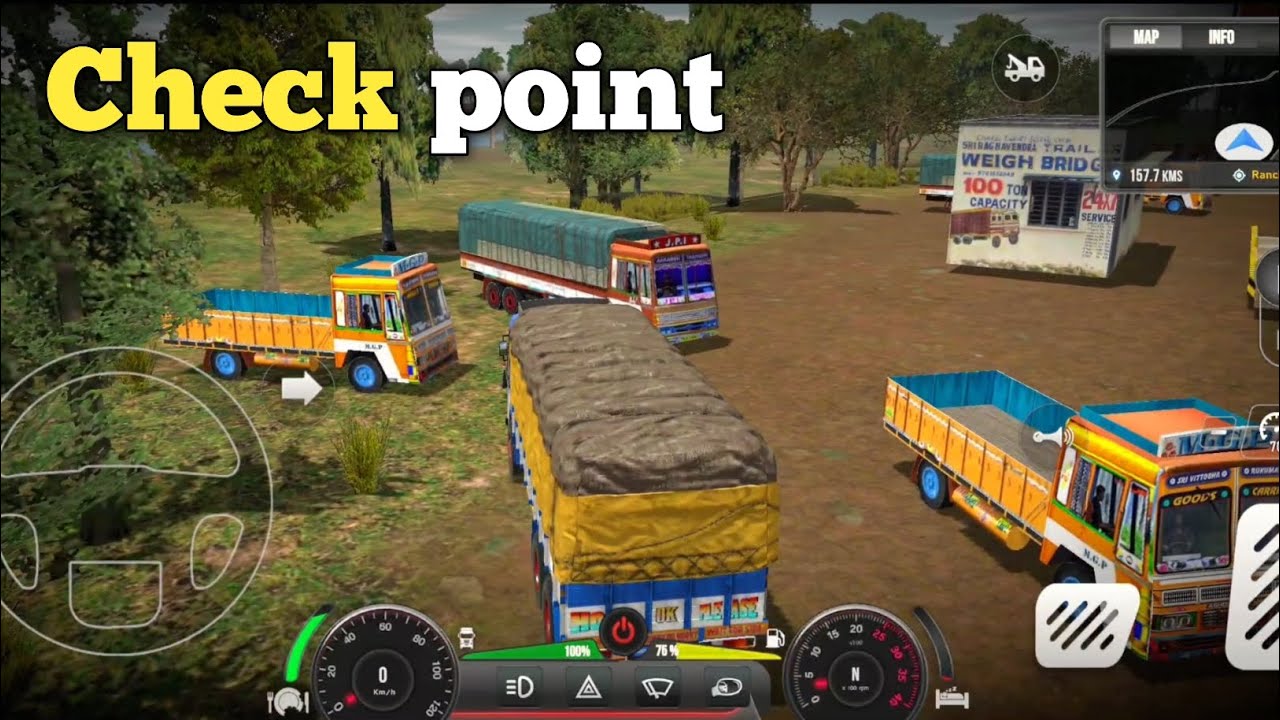 Check point 👉 TATA TRUCK 🚛 Checking Chal raha hai #truckdriving #automobile #speedwalabhaiyt #viral 