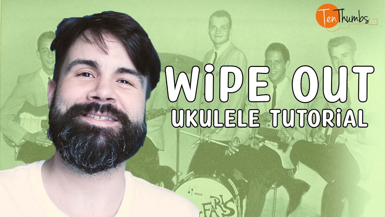 How to play Wipe Out on the Ukulele - Surfaris Ukulele Tutorial
