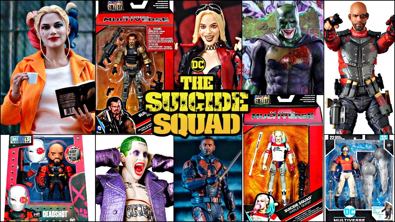 The Suicide Squad Figure Collection! Complete S.H. Figuarts, Mafex & Mattel List.