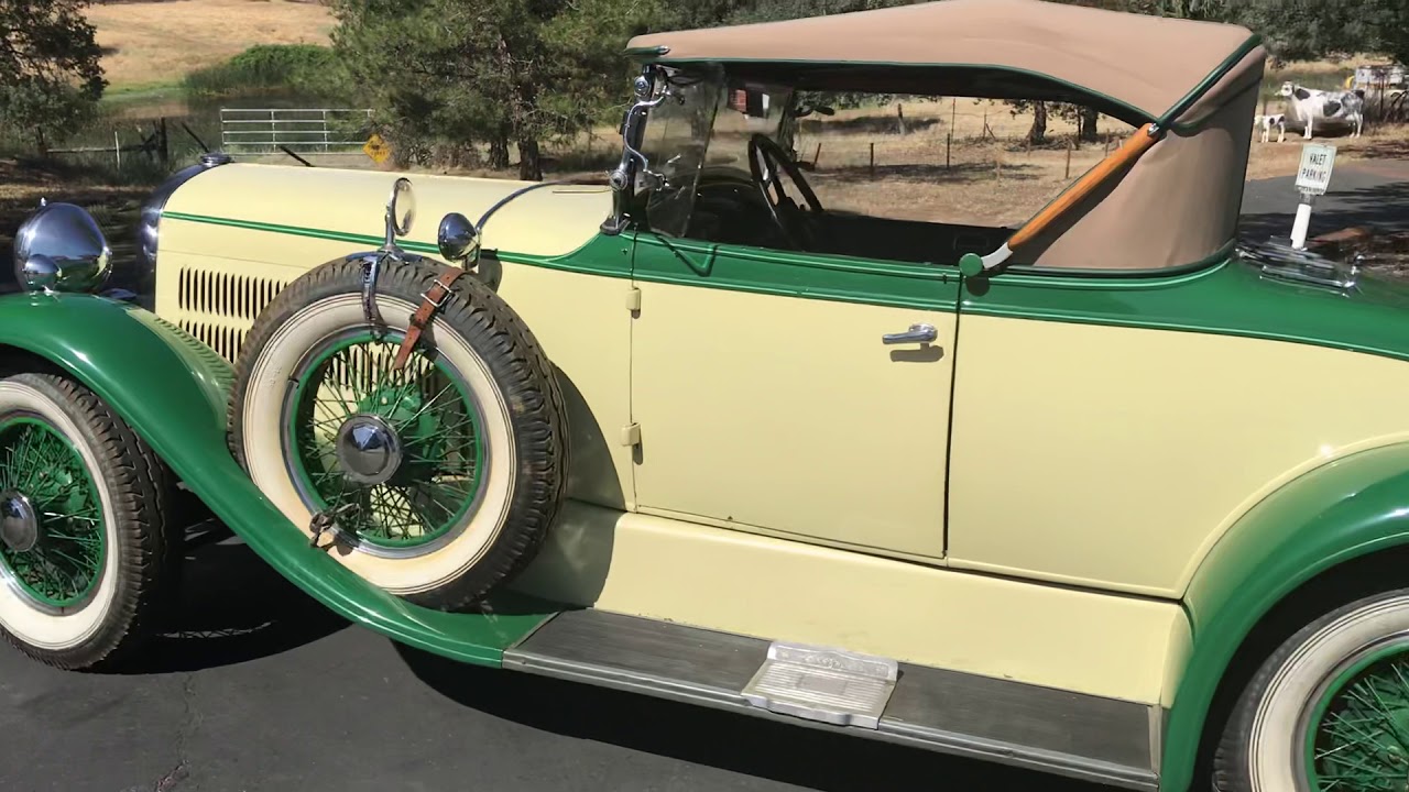 1929 Hudson Super Six Roadster