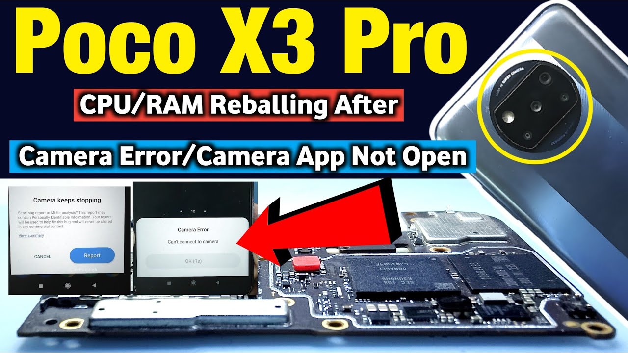 Poco X3 Pro Camera Problem | Poco X3 Pro Camera Error, Camera Failed, Main Camera App Dose Not Open