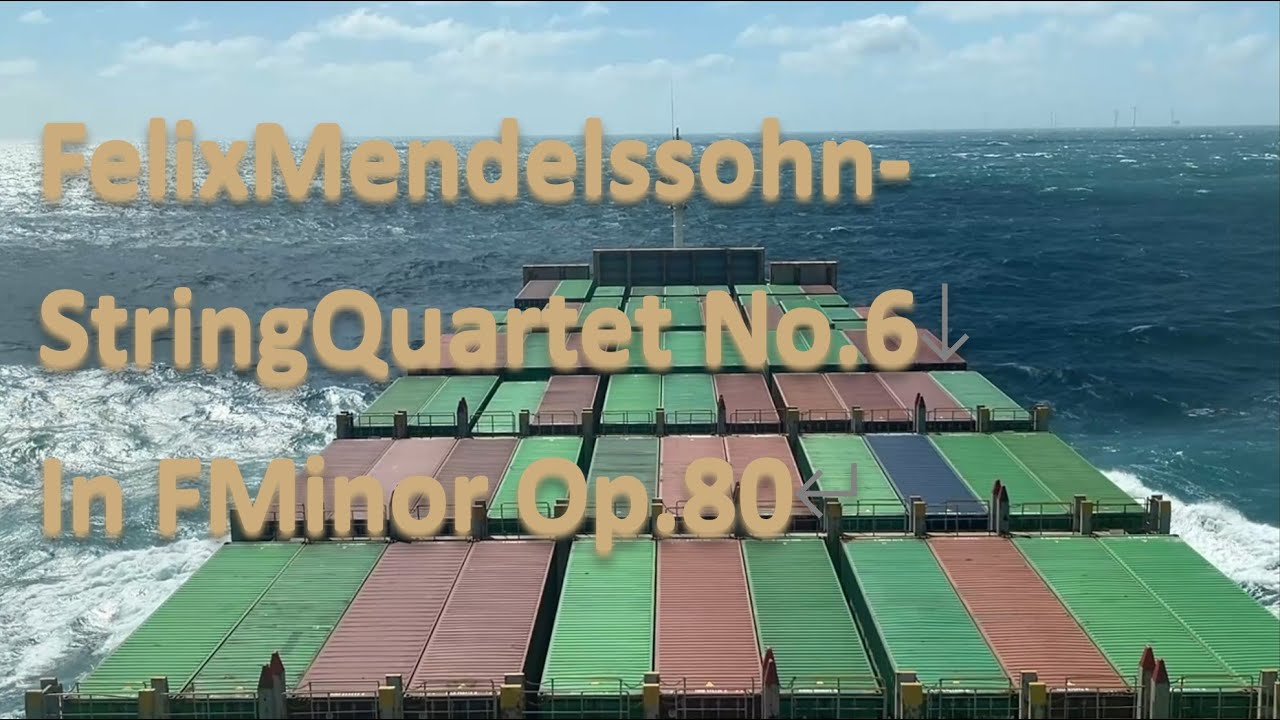 FelixMendelssohn-StringQuartetNo.6InFMinorOp.80-01 #relaxing   #sleepmusic  #workmusic  #relaxing