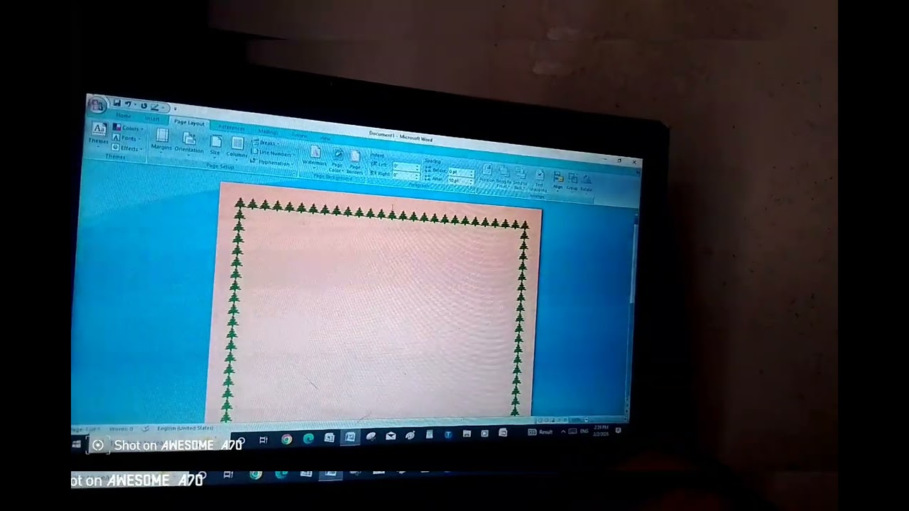 Page layout and it tools 