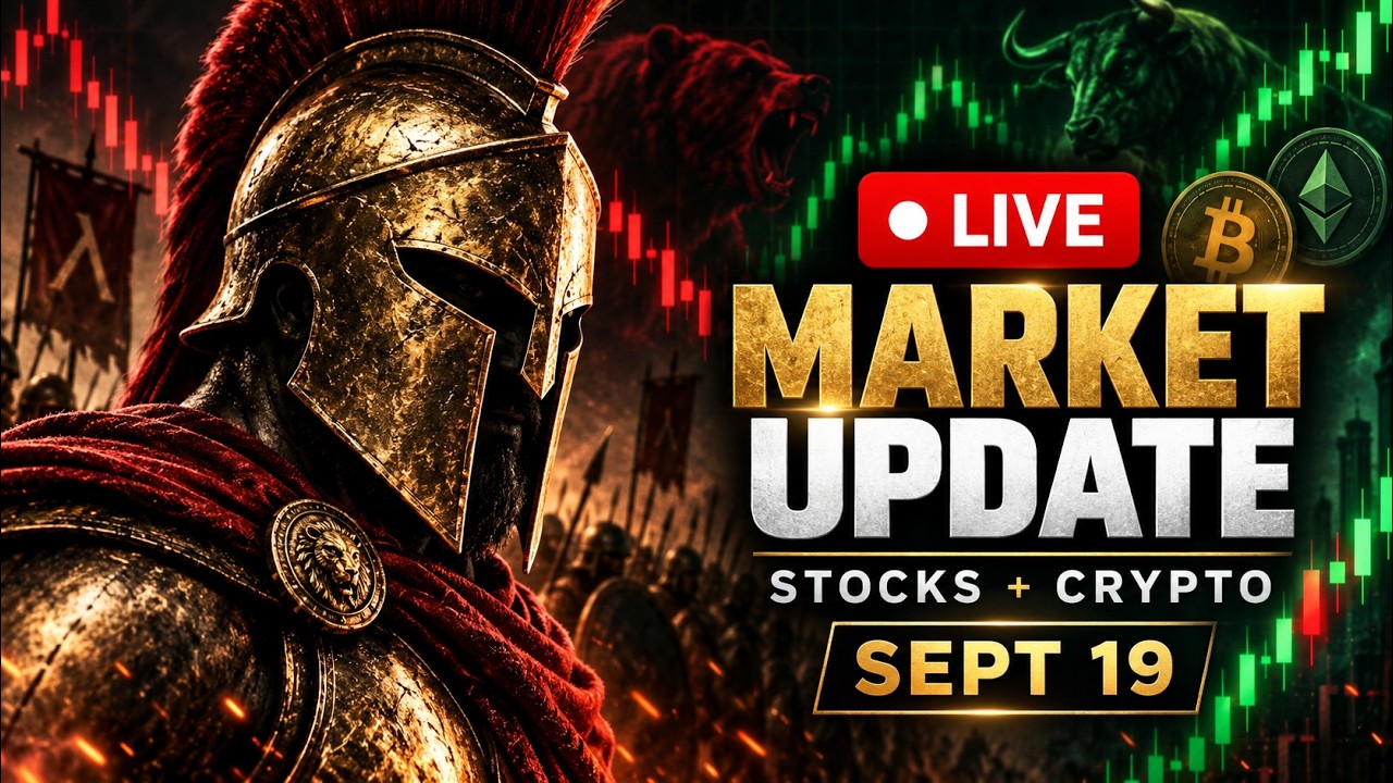 🔴 LIVE: Stock & Crypto Market Update 🚨 Top Stocks & Altcoins to Watch | September 19