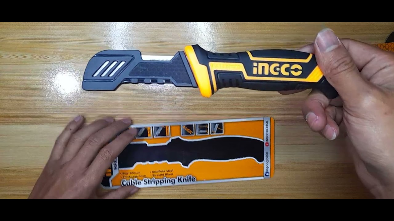 Ingco Cable Stripping Knife / HPK82101 / Review