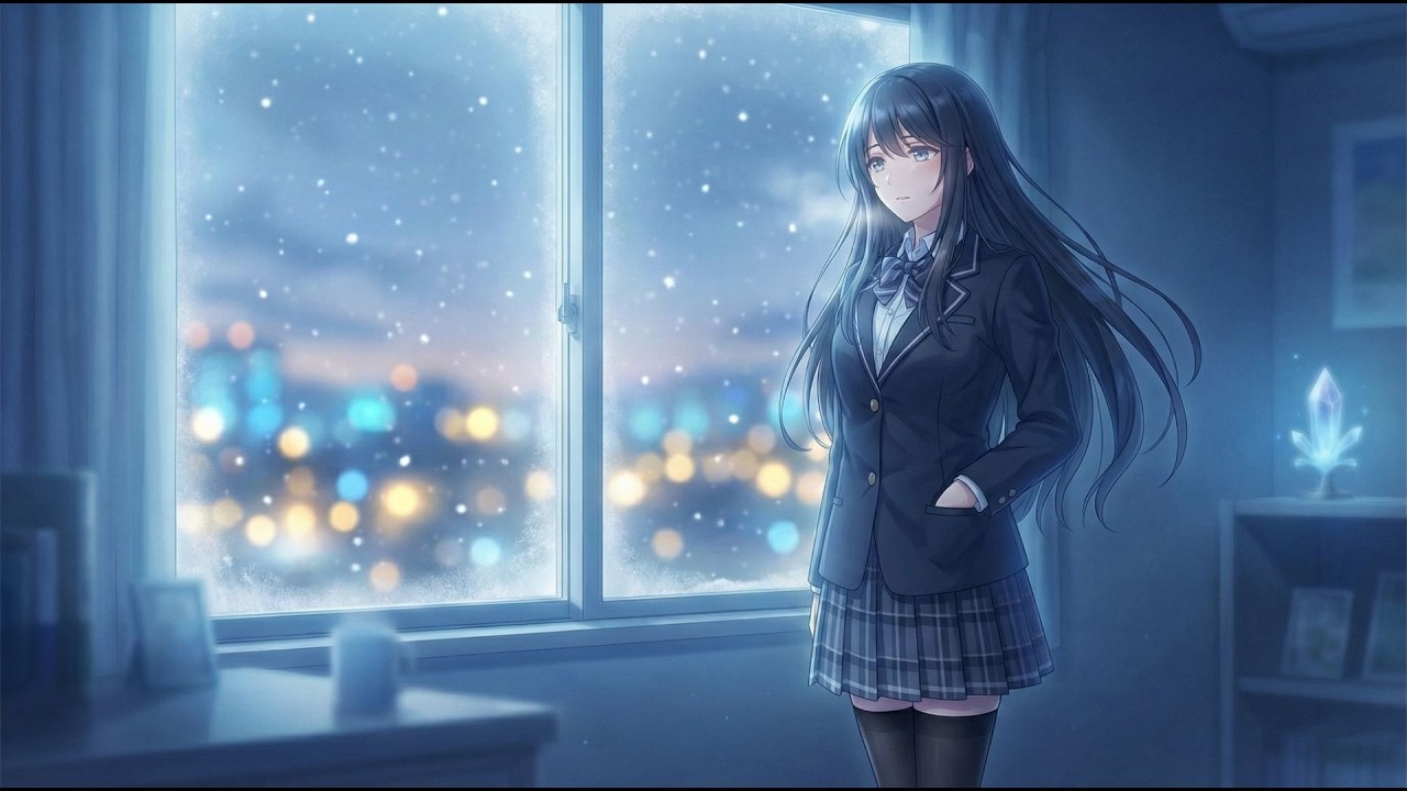 ビジュアルノベル風BGM #1｜美少女ゲーム感動バラード｜冬の切ない雰囲気｜作業・読書・創作向けヒーリング音楽｜70BPM｜2時間