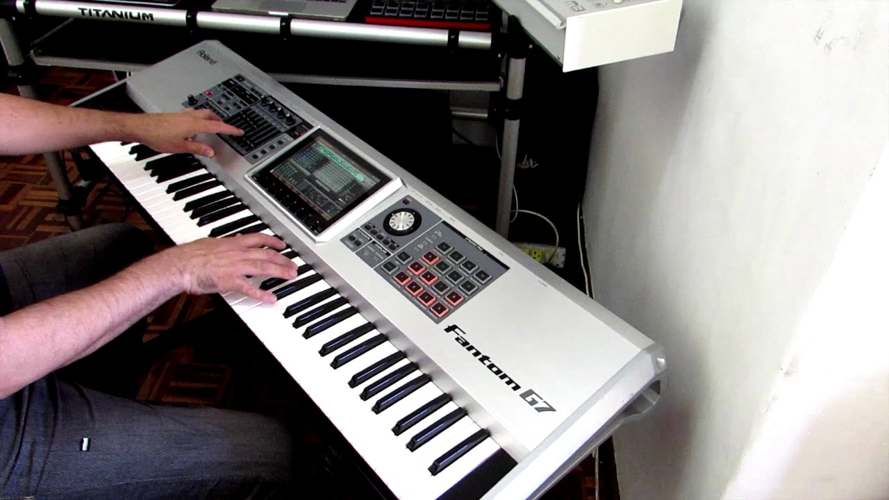 ROLAND FANTOM G - Demonstrando Timbres  da Programação