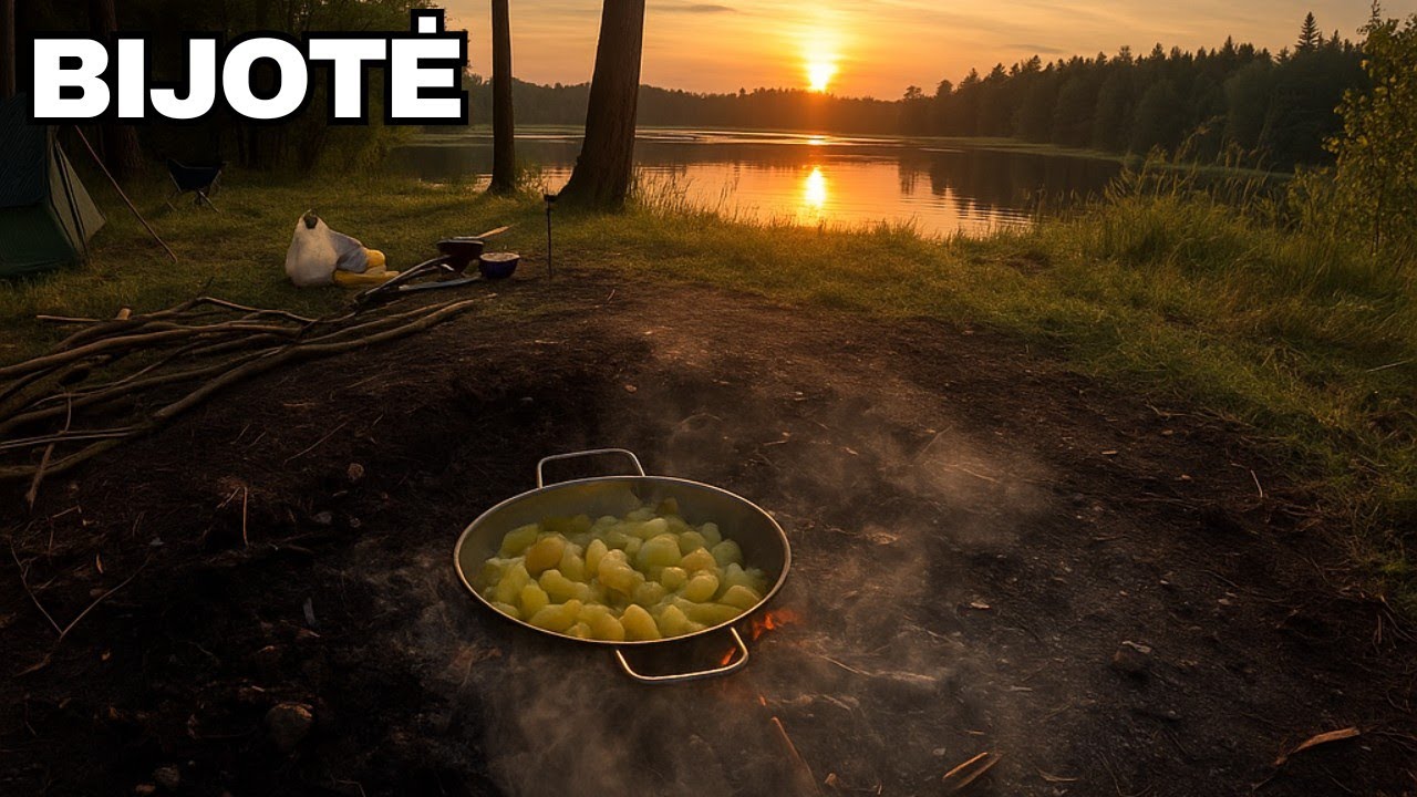 Žvejyba Bijotės ežere, šernienos degustacija