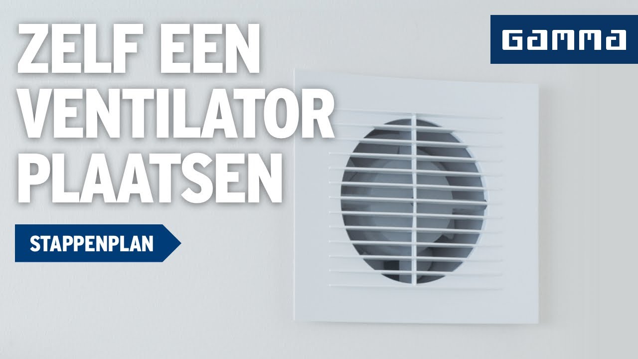 Ventilator plaatsen in badkamer | Klustips | GAMMA België