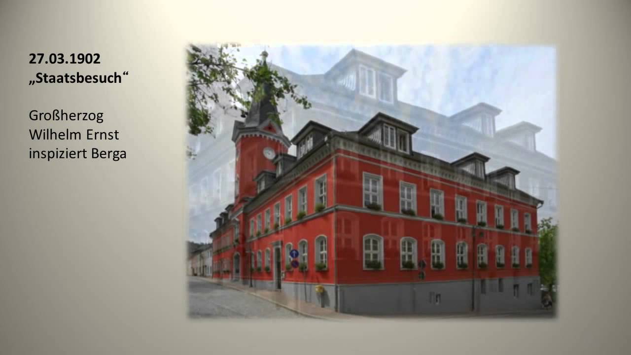 Berga an der Elster um die Zeit der Kindheit des Kapitän Robert Clauß
