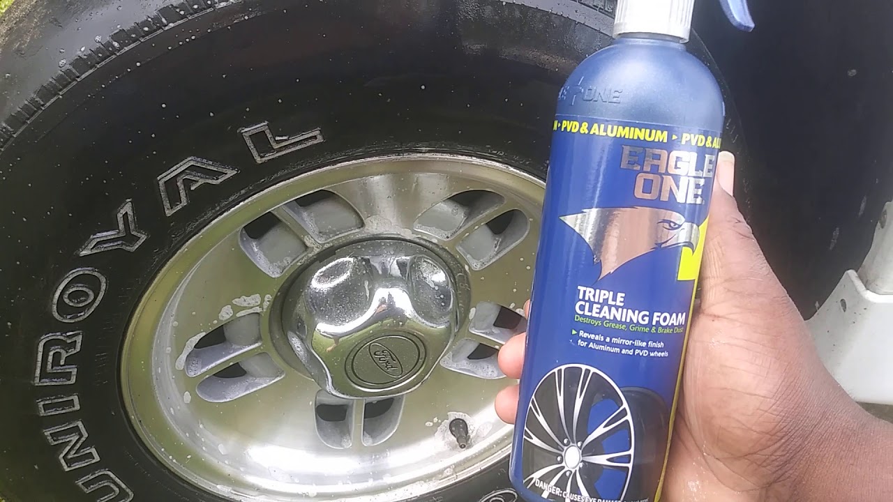 Eagle one pvd & aluminum wheel cleaner wheel it remove heavy dirt & grime