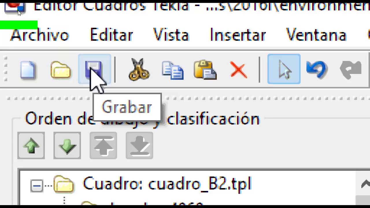Tekla Structures N°7_VIÑETA (CUADRO)